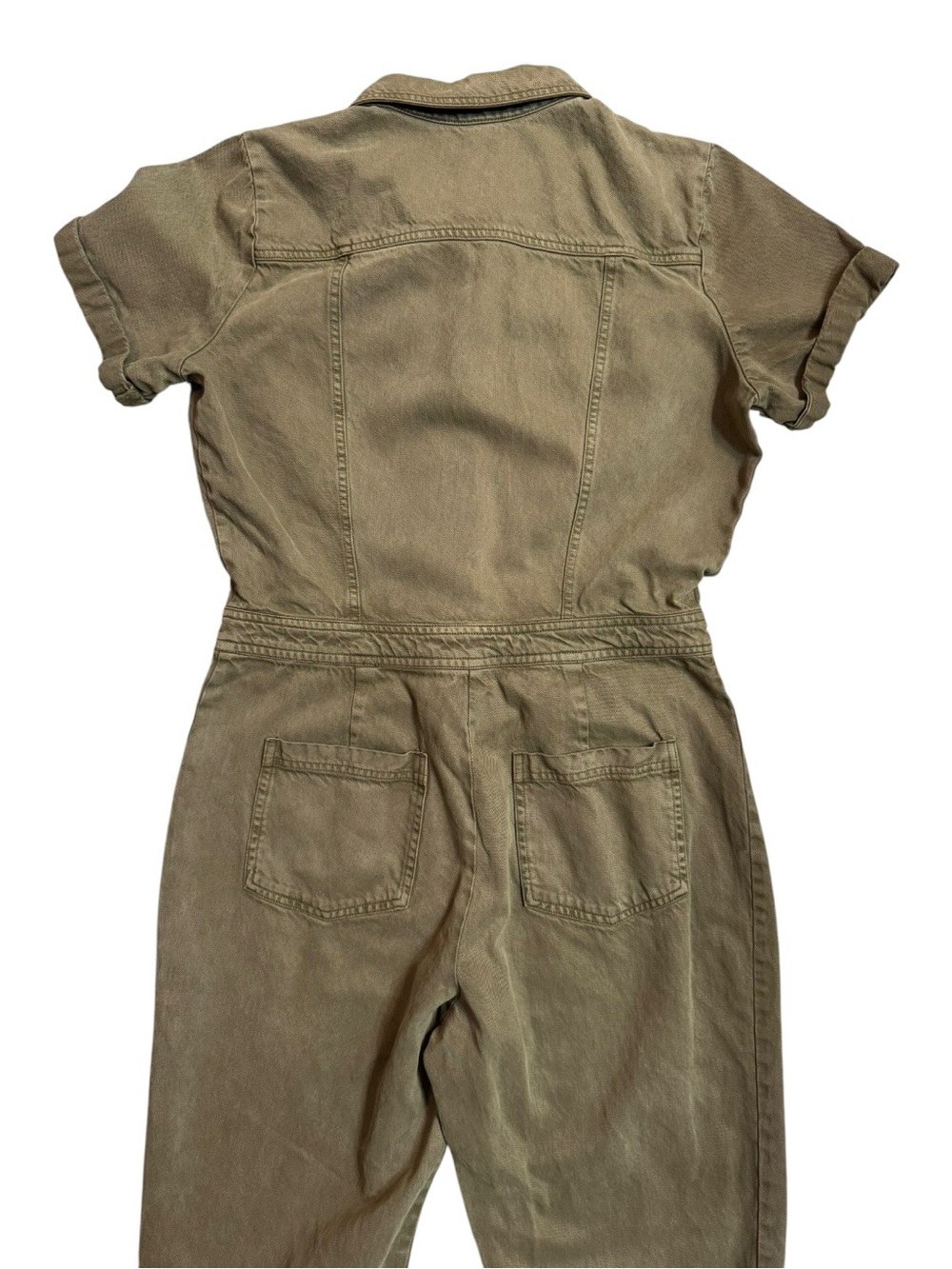 Young Fabulous & Broke Henry Utility Jumpsuit Olive Green Medium - Picture 7 of 13